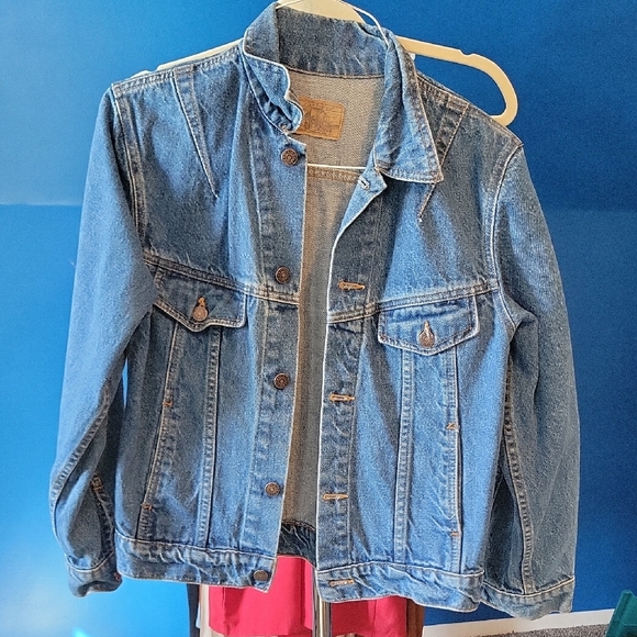 Vintage Blue Denim Jacket - Picture 2 of 4